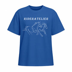 Rideratelier Signature Line Art Horse Cotton T-Shirt