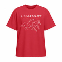 Rideratelier Signature Line Art Horse Cotton T-Shirt