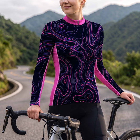 From Equestrian Heritage to Cycling Performance:The Neon Topographic Jersey That's Turning Heads on Every Climb