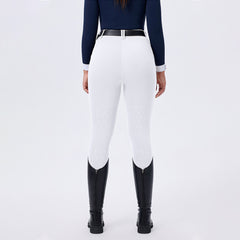 Classic Women’s Horse-Pattern Silicone Grip Breeches