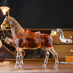 🐎 Equestrian Hand-Blown Horse Whiskey Decanter Collection