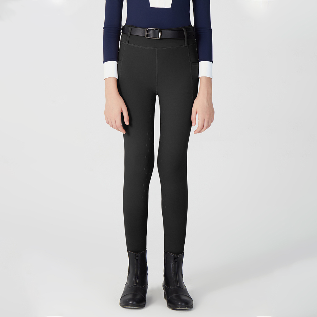 Premium Kids’ Equestrian Breeches | Diamond Silicone Grip Riding Pants