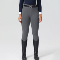 Professional Full-Leg "Horse-Motif" Silicone Grip Breeches