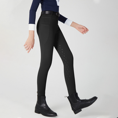 Premium Kids’ Equestrian Breeches | Diamond Silicone Grip Riding Pants