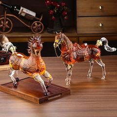 🐎 Equestrian Hand-Blown Horse Whiskey Decanter Collection