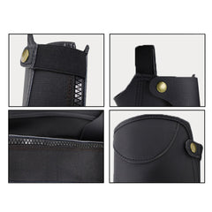 RIDER ATELIER Premium Microfiber Equestrian Half Chaps | Unisex Riding Chaps with Zipper Closure