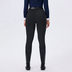 Classic Women’s Horse-Pattern Silicone Grip Breeches