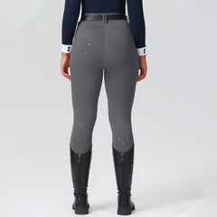Professional Full-Leg "Horse-Motif" Silicone Grip Breeches