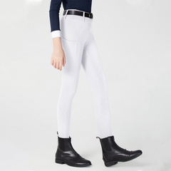Premium Kids’ Equestrian Breeches | Silicone Full Seat Riding Pants for Young Riders