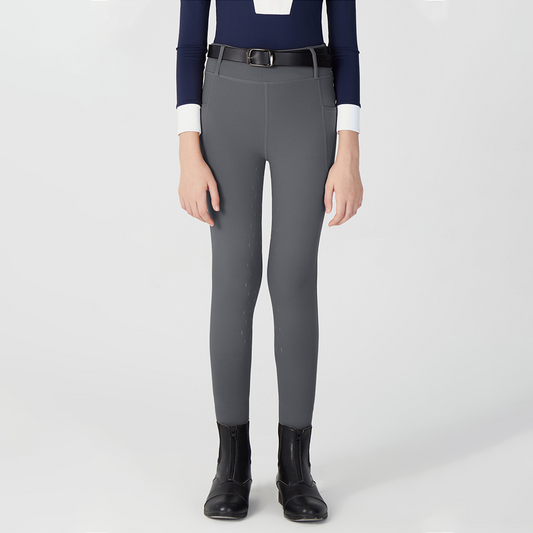 Premium Kids’ Equestrian Breeches | Diamond Silicone Grip Riding Pants