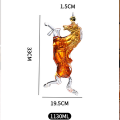 🐎 Equestrian Hand-Blown Horse Whiskey Decanter Collection