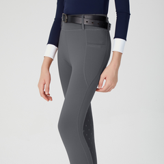 Premium Kids’ Equestrian Breeches | Diamond Silicone Grip Riding Pants