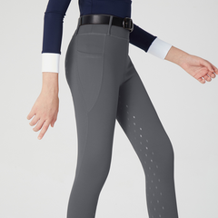 Premium Kids’ Equestrian Breeches | Diamond Silicone Grip Riding Pants