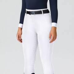 Professional Full-Leg "Horse-Motif" Silicone Grip Breeches