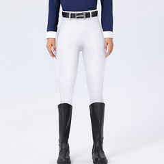 Women's Winter Fleece Lined Riding Breeches, Full Seat Silicone Grip Equestrian Pants for Cold Weather