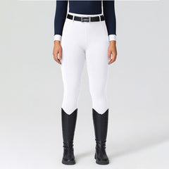 Professional Full-Leg "Horse-Motif" Silicone Grip Breeches