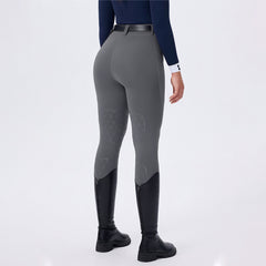 Classic Women’s Horse-Pattern Silicone Grip Breeches