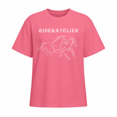 Rideratelier Signature Line Art Horse Cotton T-Shirt