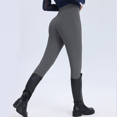 AuraGrip High-Waist Dot Grip Riding Tights