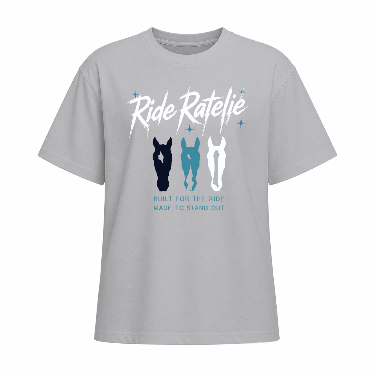 Rideratelier Built For The Ride Cotton T-Shirt in Grey
