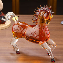 🐎 Equestrian Hand-Blown Horse Whiskey Decanter Collection